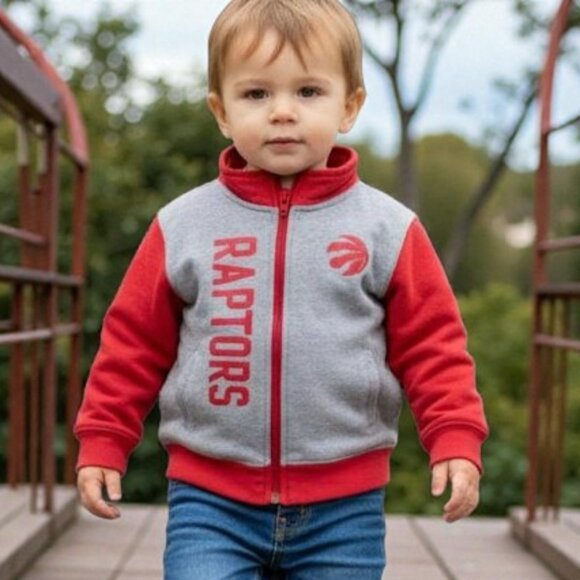 NBA Toronto Raptors Zip-Up Jacket size 3T - Picture 2 of 11